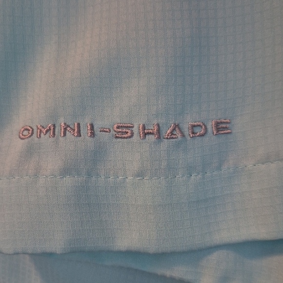 Columbia Blue Casual Button Down Shirt - Picture 8 of 8